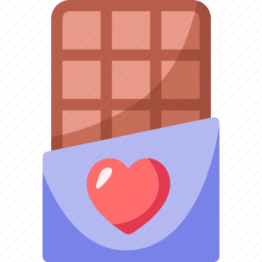 Chocolate, love, romantic, valentines day, heart, gift, sweet icon - Download on Iconfinder
