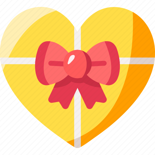 Love, romantic, valentines day, heart, gift box, gift present, sweets icon - Download on Iconfinder