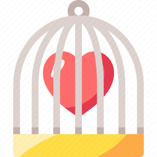 Love, romantic, valentines day, heart, cage icon - Download on Iconfinder