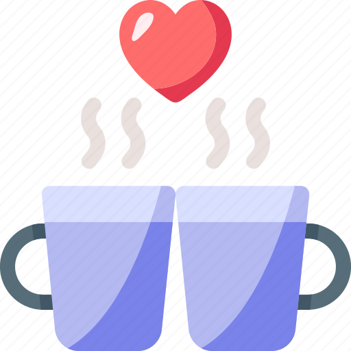 Love, romantic, valentines day, heart, tea, tea cup icon - Download on Iconfinder