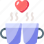 love, romantic, valentines day, heart, tea, tea cup 