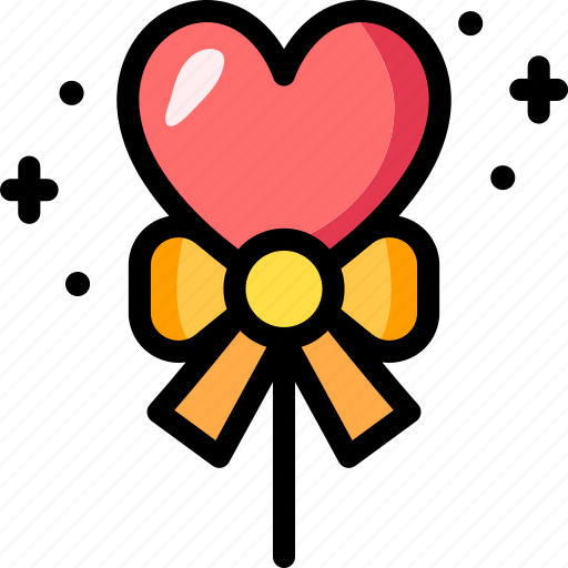 Love, romantic, valentines day, heart, lollipop, sweet, gift icon - Download on Iconfinder