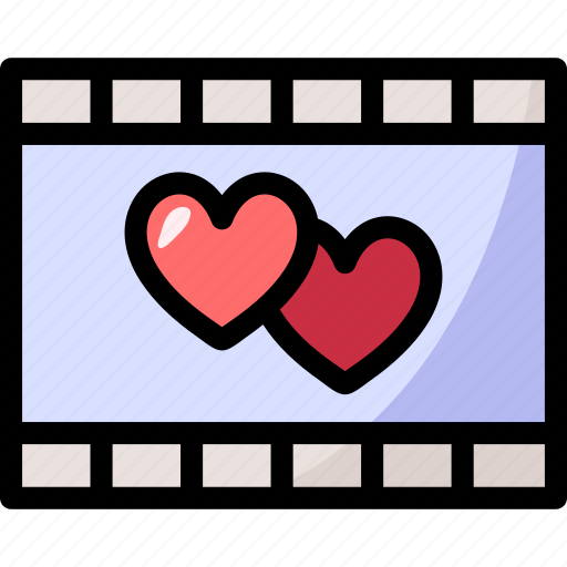 Love, romantic, valentines day, heart, movie, film, cinema icon - Download on Iconfinder