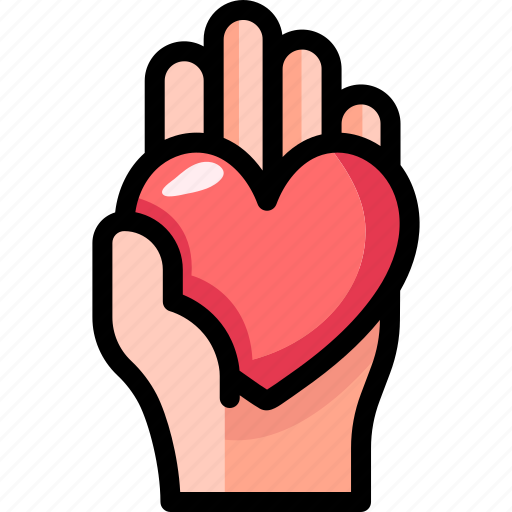 Love, romantic, valentines day, hand, heart icon - Download on Iconfinder