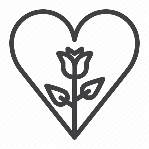 Flower, heart, love, valentine icon - Download on Iconfinder