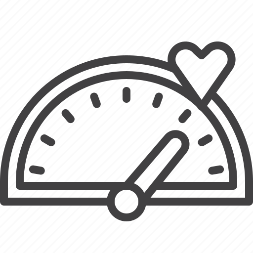 Love, meter, speedometer, heart icon - Download on Iconfinder