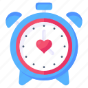 valentine alarm, alarm clock, timer, timekeeper, timepiece