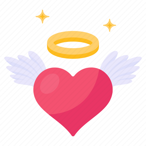 Love wings, heart wings, angel heart, love angel, heart icon - Download on Iconfinder