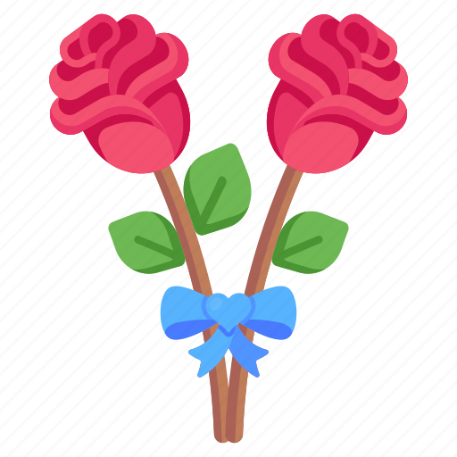 Roses, flowers, floral, valentine propose, blooming flowers icon - Download on Iconfinder