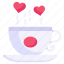 love tea, teacup, romantic tea, valentine tea, love drink