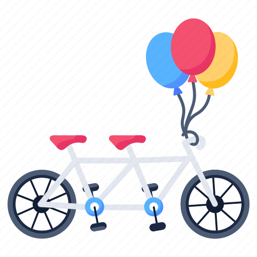 Wedding cycle, bicycle, wedding ride, cycle, vehicle icon - Download on Iconfinder
