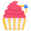 ring cupcake, muffin, cupcake, dessert, sweet 