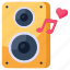 woofer, speaker, romantic music, romantic song, music box 