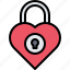 lock, well, padlock, closed, close, love, valentines, holiday, heart 