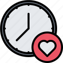 time, clock, date, love, valentines, holiday, heart, valentine
