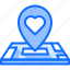 map, location, pin, city, building, love, valentines, holiday, heart 