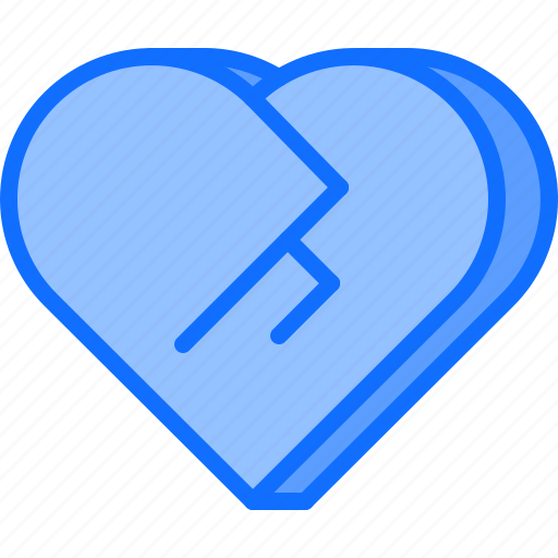 Broken, heart, love, valentines, holiday, valentine icon - Download on Iconfinder