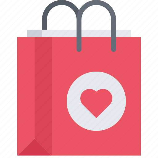 Shopping, bag, box, purchase, gift, love, valentines icon - Download on Iconfinder