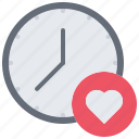 time, clock, date, love, valentines, holiday, heart, valentine