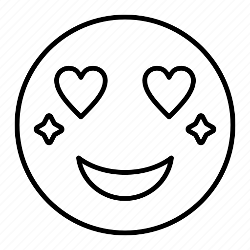 Emoticon, happy, joy, love, romantic, smiley icon - Download on Iconfinder