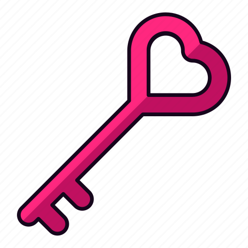 Key, heart, love icon - Download on Iconfinder on Iconfinder