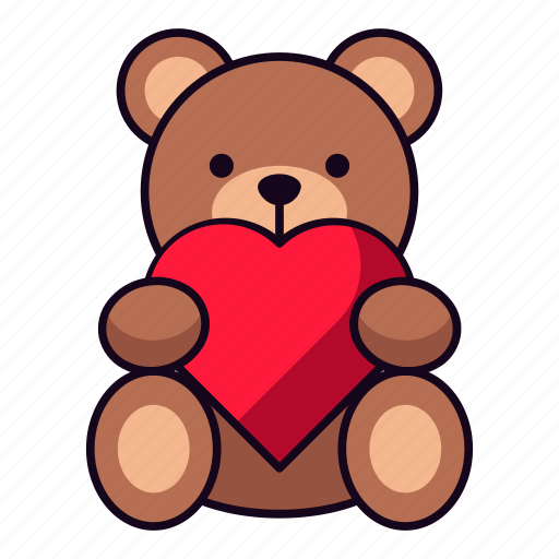 Love, bear, teddy, heart icon - Download on Iconfinder