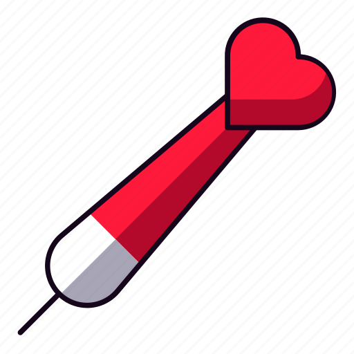 Love, dart, heart icon - Download on Iconfinder