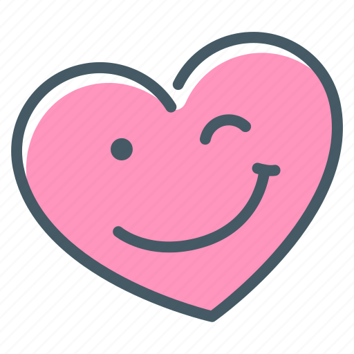 Emoji, smile, heart, love icon - Download on Iconfinder