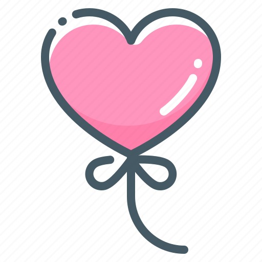 Balloon, heart, bubble, decorations icon - Download on Iconfinder