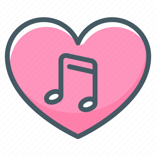 Music, notes, favorite, heart, love icon - Download on Iconfinder
