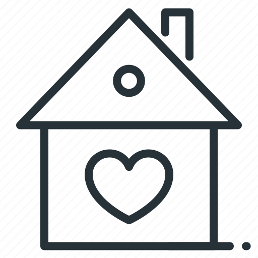 Home, house, honeymoon, heart icon - Download on Iconfinder