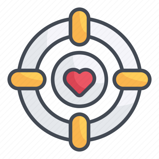 Love, target, shape, heart icon - Download on Iconfinder