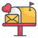 heart, romantic, message, love, mail