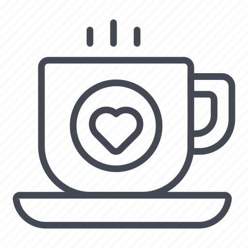 Drink, tea, romance, breakfast, love icon - Download on Iconfinder