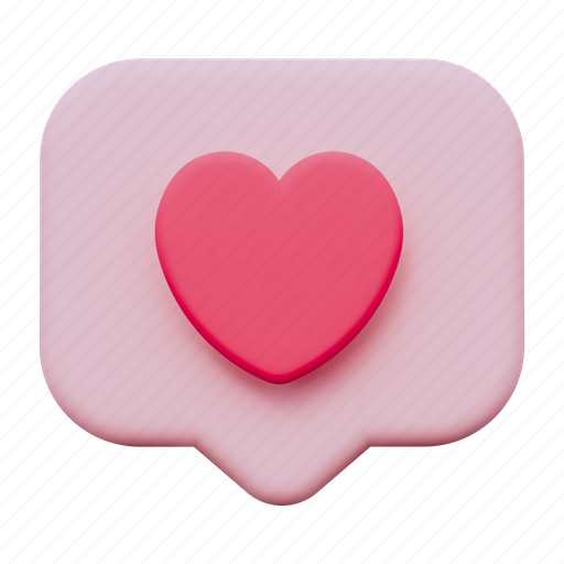 Like notification, like, valentine, favorite, rating, bookmark, favourite 3D illustration - Download on Iconfinder