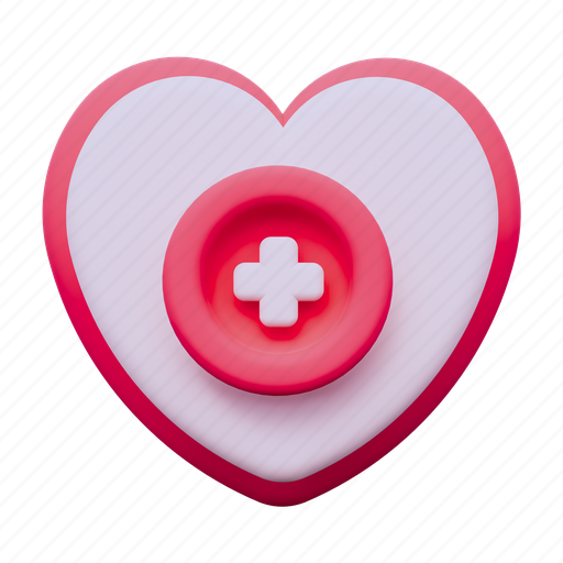 Heart, wedding, romantic, romance, valentine, medical, health 3D illustration - Download on Iconfinder
