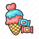 love, ice cream, ice, dessert, sweet, cream, food