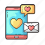 love, message, chat, communication, romance, mail 