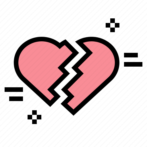 Broken, couple, heart, love, lovelorn icon - Download on Iconfinder