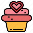 bakery, cake, cupcake, dessert, love