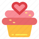 bakery, cake, cupcake, dessert, love