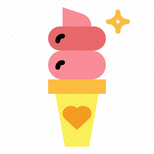 Cream, dessert, ice, love, sweet icon - Download on Iconfinder