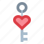 chain, day, heart, key, love, valentines 