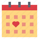 calendar, day, love, valentines