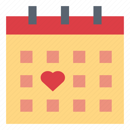 Calendar, day, love, valentines icon - Download on Iconfinder