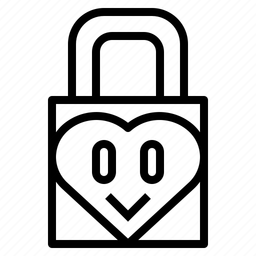 Locked, love, padlock, security icon - Download on Iconfinder