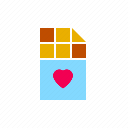 Bar, chocolate, eat, food, gift, love icon - Download on Iconfinder