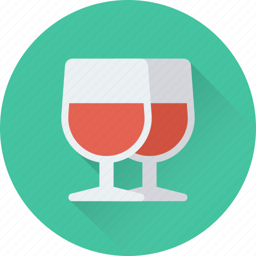 Champagne glasses, cheers, drink, glass, wine glass icon - Download on Iconfinder