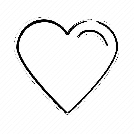 Black, heart, hearts, love, romance, romantic, shape icon - Download on Iconfinder