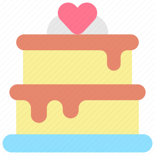Cake, dessert, sweet, wedding, bakery, love icon - Download on Iconfinder